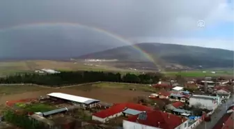 Su altında kalan Karacabey Ovası havadan görüntülendi