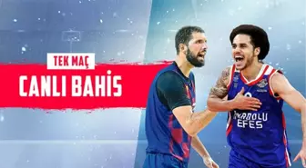 Euroleague'de liderlik savaşı! Anadolu Efes'in Barcelona karşısında iddaa oranı...