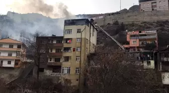 Yusufeli ilçesinde yangın hasara yol açtı