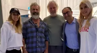 Begüm ve Adnan Şen çifti evlerinde Mel Gibson'ı ağırlad