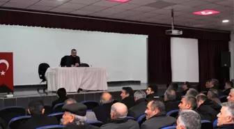 Kaymakam Çelik, muhtarlarla bir araya geldi