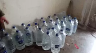 Aksaray'da 222 litre sahte içki ele geçirildi