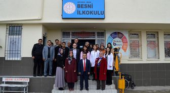 Besni İlkokulu devlete yük olmadan yenilendi