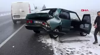 Edirne'de yoğun sis kazalara neden oldu