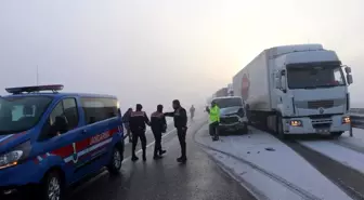 Edirne'de zincirleme trafik kazası otoyolda ulaşımı yarım saat aksattı