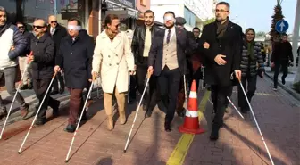 Görme engellilerin neler yaşadığını anlamaya çalıştılar