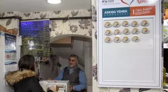 Pendik'te askıda yemek yüzleri güldürüyor