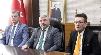 Telsiai ve Szarvas Belediye Başkanları'ndan Aşgın'a ziyaret