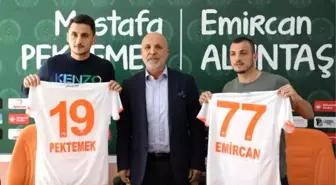 Aytemiz Alanyaspor'dan çifte imza