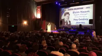 Kartal'da Nazım Hikmet 118. doğum gününde şiirlerle anıldı