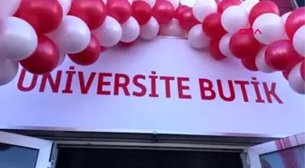 Kars'ta türk kızılay üniversite butik evi açıldı