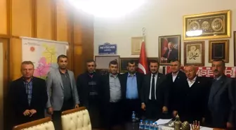 Nevşehir Ziraat Odası Başkanları, Açıkgöz'ü ziyaret etti