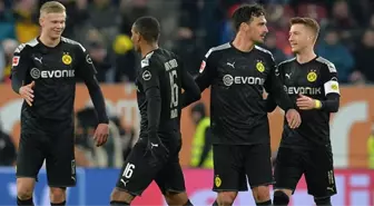 Dortmund'un Augsburg'u 5-3 yendiği maçta Haaland, 3 gol attı