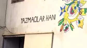 5. Yıl Yazmacılar Çarşısı'nda çıkan yangın söndürüldü (2)