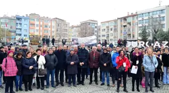 Çevreyolu için uluslararası karayolunu trafiğe kapattılar