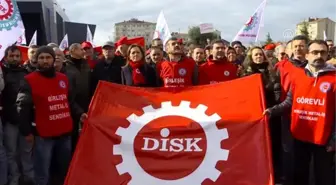 Metal işçileri Kocaeli'de miting düzenledi