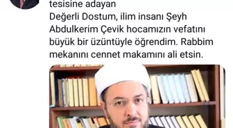 Uğradığı silahlı saldırı sonrası hayatını kaybeden Nakşibendi Şeyhi için sosyal medyada taziye ve...