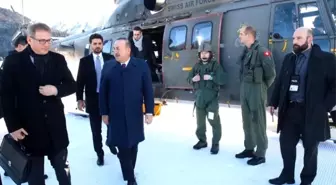 Bakan Çavuşoğlu ve Bakan Pekcan Davos'a geldi