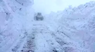 (Özel) Sınır hat da kar altında kaldı