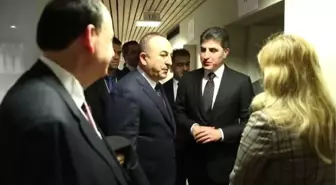 Çavuşoğlu, IKBY Başkanı Neçirvan Barzani ile görüştü