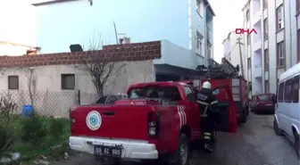 Tekirdağ malkara'daki ev yangında 1 kişi dumandan etkilendi