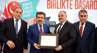 Vali Güzeloğlu'ndan Dicle Elektrik'e teşekkür belgesi