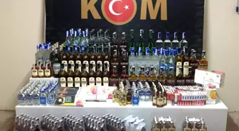 Bursa'da kaçak içki ve sigara operasyonu