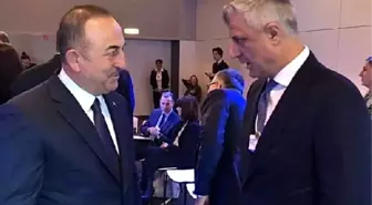 Çavuşoğlu, Davos'ta ikili görüşmeler gerçekleştirdi