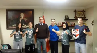 Kickboks Türkiye Şampiyonu, Soma TSO'yu ziyaret etti