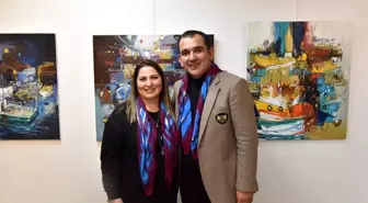 Ressam Raif ve Yasemin Kalyoncu, Paris'te sergi açtı