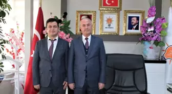 Başkan Akman'dan İlçe Başkanı Başdinç'e 'hayırlı olsun' ziyareti