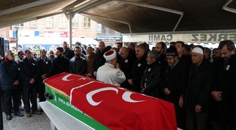 Bursa'da hayatını kaybeden MHP İlçe Başkanı Beysir, toprağa verildi