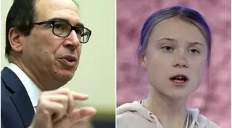 ABD Hazine Bakanı Mnuchin Davos'ta Greta Thunberg'e seslendi: O kim oluyor, baş ekonomist mi?