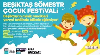 Beşiktaş'ta 'Sömestr Çocuk Festivali' yarın başlıyor