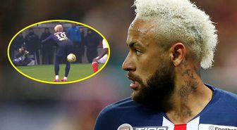 Neymar'dan ağızları açık bırakan pas! Kalçasıyla...