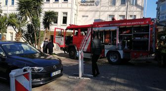 Beylerbeyi Polis Evi'nde yangın paniği