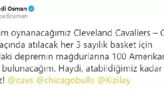 Cedi Osman'dan Elazığ'daki depremzedelere bağış kampanyası