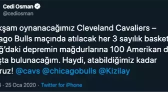 Cedi Osman'ın Başlattığı Yardım Kampanyasına Çok Sayıda İsim Katıldı