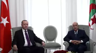 Cumhurbaşkanı Erdoğan, Cezayir Cumhurbaşkanı Tebbun ile görüştü