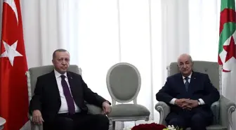 Erdoğan Cezayir'de: Libya'da akan kanın durması için mücadele etmeyi sürdüreceğiz