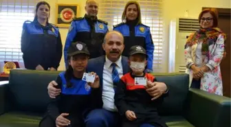 Küçük Hasan ve Hatice'nin polis olma hayali gerçekleşti