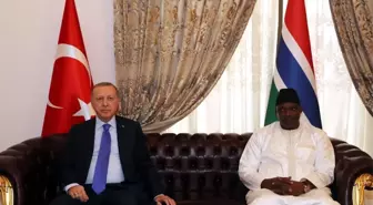 Cumhurbaşkanı Erdoğan, Gambiya Cumhurbaşkanı Adama Barrow ile görüştü