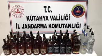 Kütahya'da 36 litre kaçak içki ele geçirildi