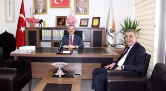 Baro Başkanı Ahmet Atam'dan Başkan Ceyhun'a tebrik ziyareti