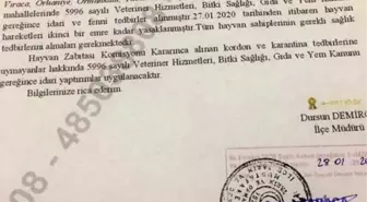 Bursa'da 'şap' karantinası