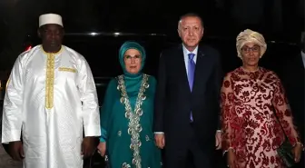 Cumhurbaşkanı Erdoğan resmi devlet yemeğine katıldı