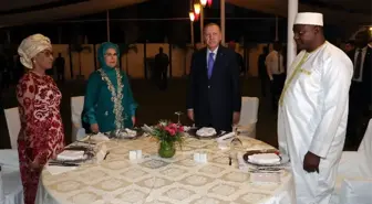 Cumhurbaşkanı Erdoğan resmi devlet yemeğine katıldı