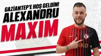 Gaziantep FK, Alexandru Maxim'i kiraladı!