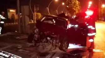 Tarsus'ta trafik kazası: 2 yaralı