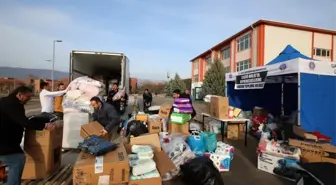 Tokat Gaziosmanpaşa Üniversitesinden depremzedelere destek